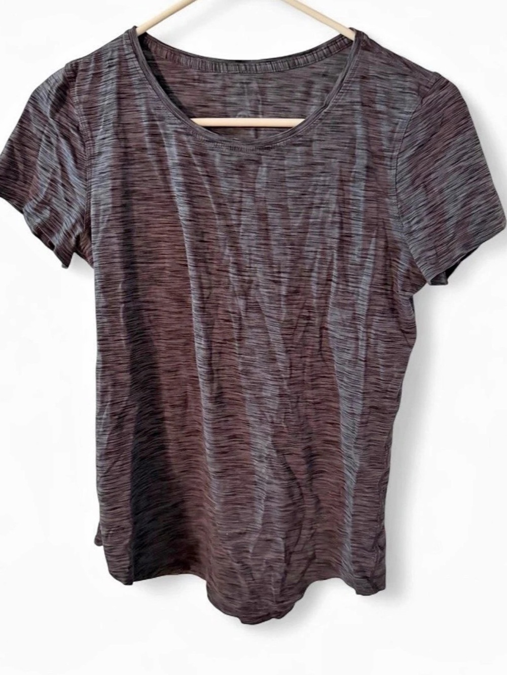 lululemon Short Sleeve Top in Purple & Gray Like New